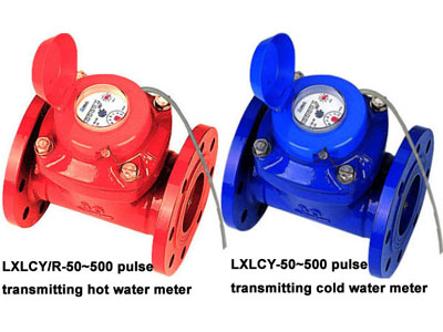 bulk removable element pulse transmitting water meter