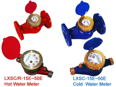 Multi-jet vane weel dry type water meter 