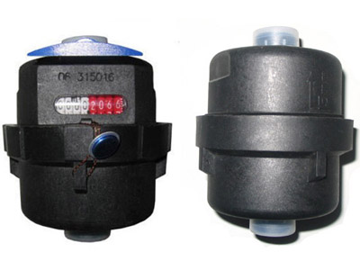 rotary piston plastic water meter