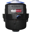Rotary piston water meter